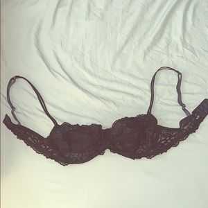36C Black Lace Underwire Bra